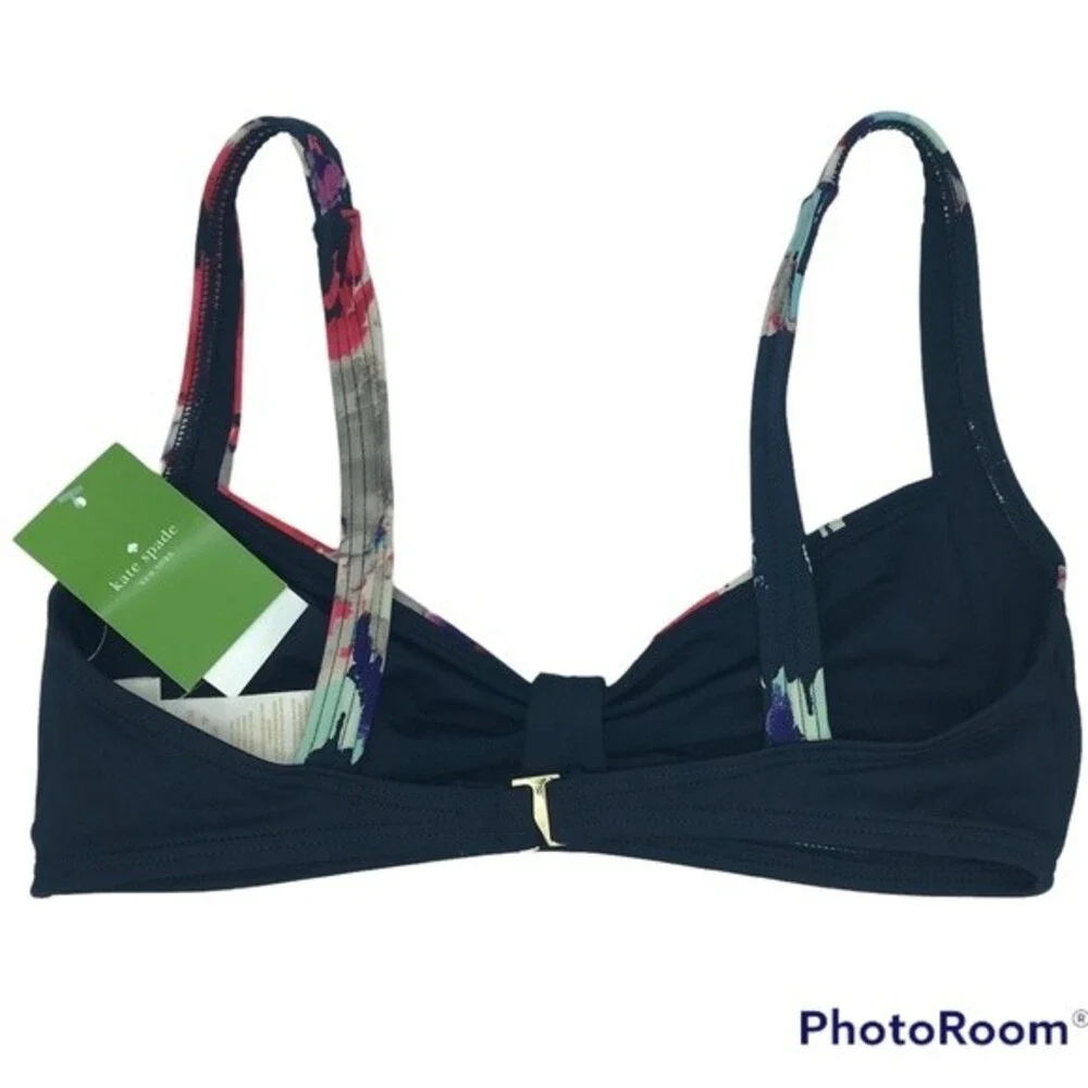 NWT Kate Spade bralette bikini top size xsmall